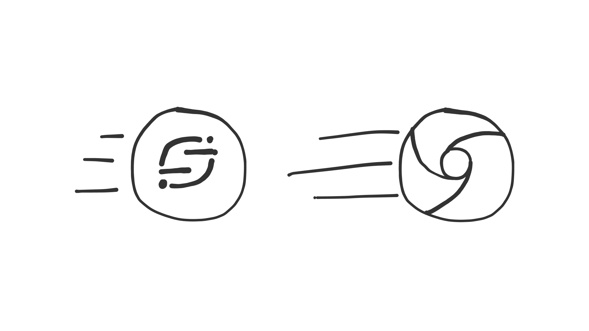 Segment.io-logo outrun by Chromium logo.
